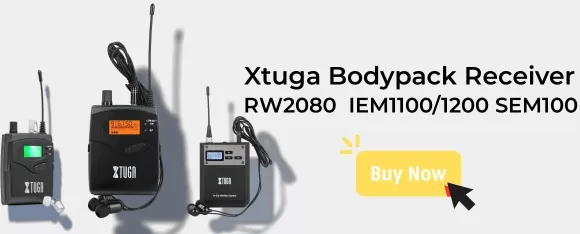 xtuga bodypack recevier