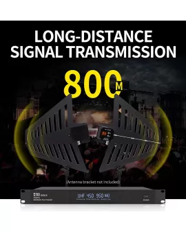 Xtuga GA816 - Equipo de Sistema de Distribución de Antena para Micrófono Inalámbrico