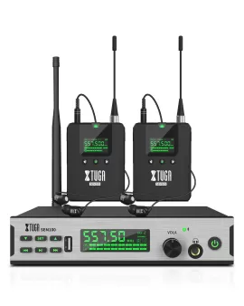 Xtuga Sem100 Professional Frequency Wireless In Ear Monitor System 2 Pack Xtuga Sem100 Professional Frequency Wireless In Ear Monitor System 2 Pack