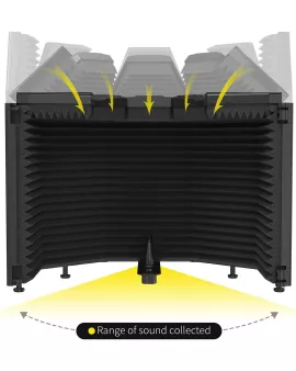 Xtuga Best Recording Microphone Isolation Shield A-BURNER PRO - Xtuga Audio