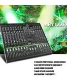 XTUGA MRV122FX: Mezclador de Audio de 12 Canales y Mesa de Sonido