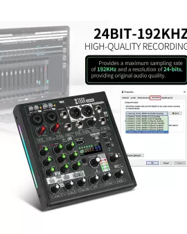 Xtuga AM06 Mejor mezclador de audio Bluetooth/USB 6 canales| El audio Xtuga Xtuga AM06 Mejor mezclador de audio Bluetooth/USB 6 canales| El audio Xtuga