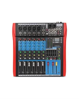 Xtuga ES602 USB Mixer 7 Channel USB/MP3/Bluetooth  Xtuga ES602 USB Mixer 7 Channel USB/MP3/Bluetooth